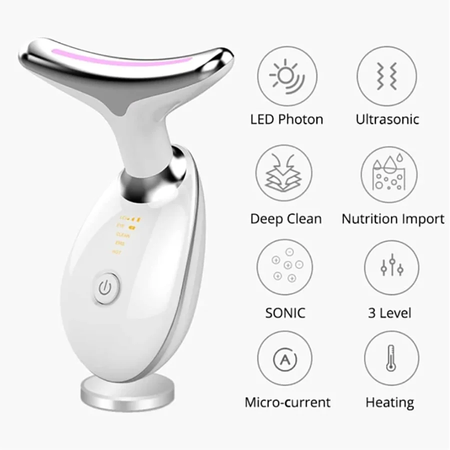 Radiance LED Face & Neck Massager - view 3
