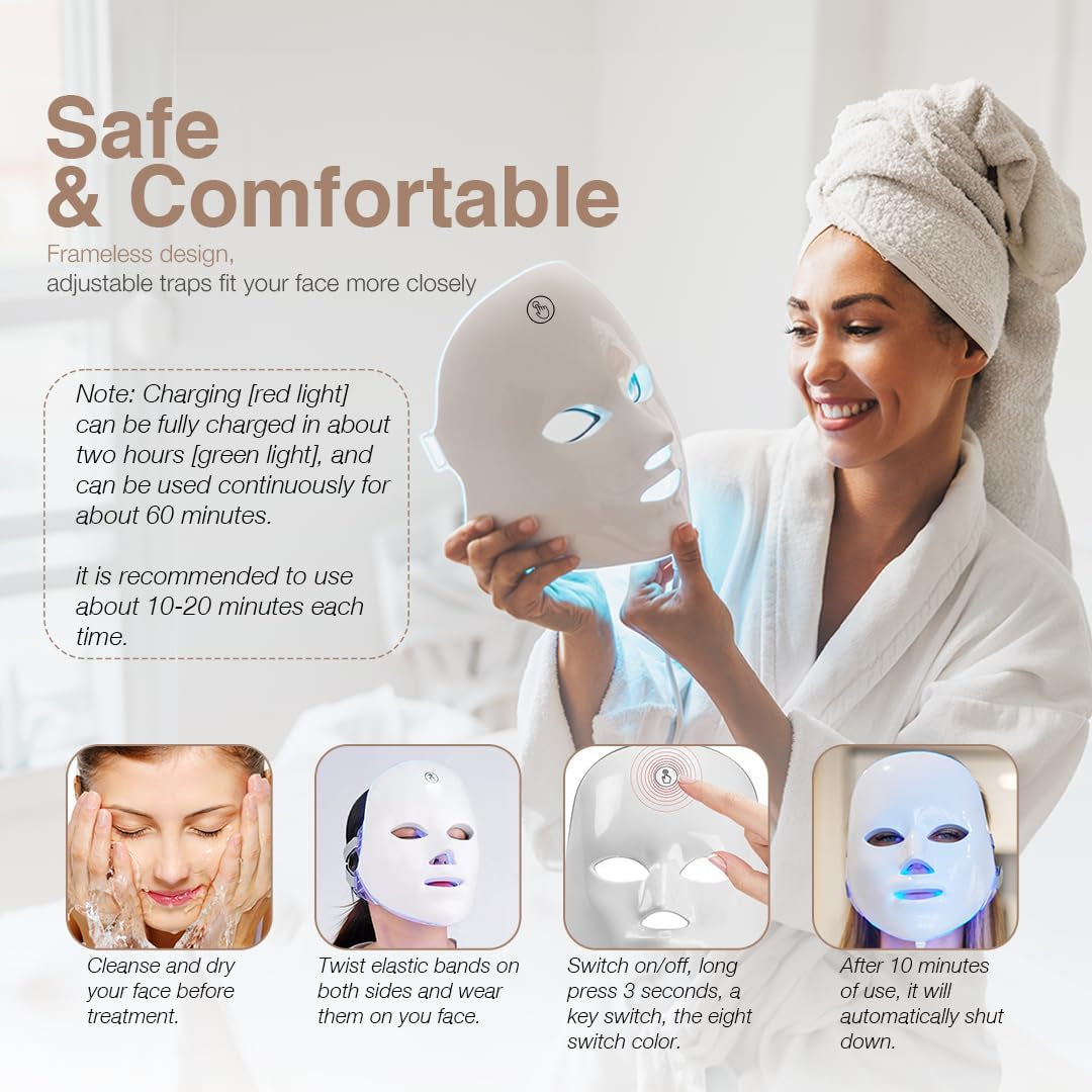 LED Light Therapy Face Mask - view 4